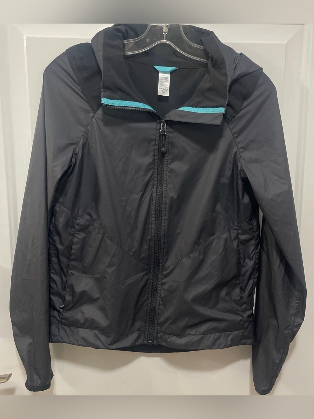 Ivivva By Lululemon Hooded Jacket - size 14 Dark Gray Lightweight Lined